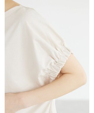 CRAFT STANDARD BOUTIQUE 【ＵＶカット】ギャザースリーブプルオーバー Ivory