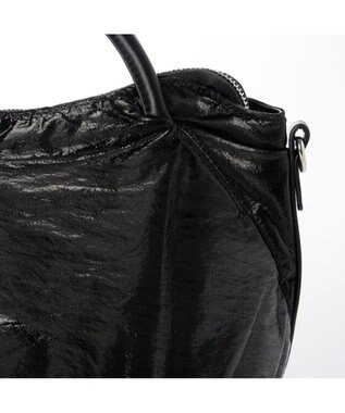 UNBILLION カシュカシュ cachechche / ソフトメタリック2wayミニトート ブラック