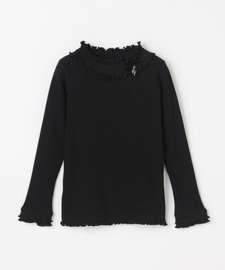 ANY KIDS 音符チャーム付き カットソー ブラック