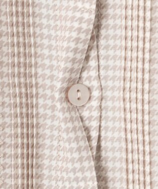 ANY SIS L 【洗える】フリルスタンドピンタック ブラウス アイボリー系