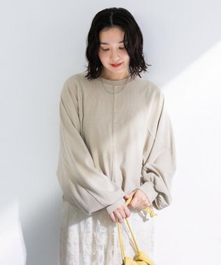 Green Parks ウ゛ィンテージ加工ドルマンカットプルオーバー Beige