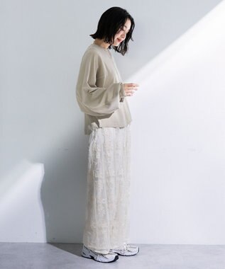 Green Parks ウ゛ィンテージ加工ドルマンカットプルオーバー Beige