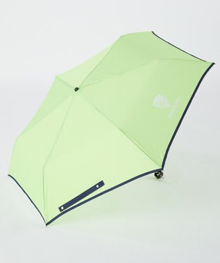 BEAMS SCHOOL  ロゴ折りたたみアンブレラ 傘 ライム