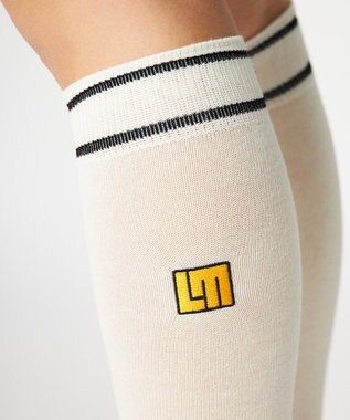 FILA GOLF／marie claire 【LOUDMOUTH】バイカラーハイソックス White