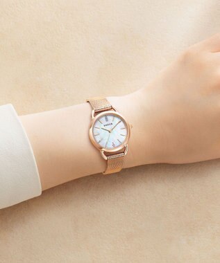 CITIZEN 【2way】バンドの付け替えが楽しめるソーラーテック腕時計限定モデル KP6-065-21 ピンクゴールド