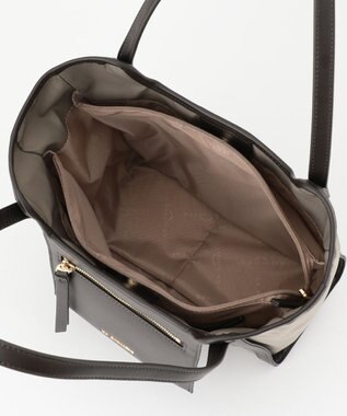 LA BAGAGERIE リサイクルレザー　フラップトート グレージュ