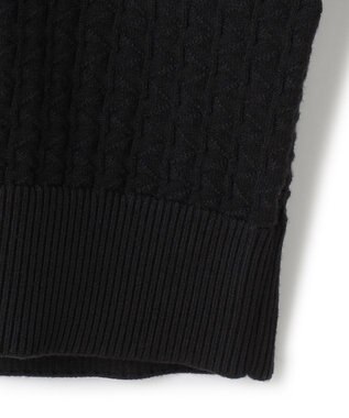 JOSEPH HOMME 【WEB限定】ヴィスコースリンクス　ハーフジップニット ブラック系