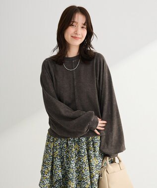 Green Parks ウ゛ィンテージ加工ドルマンカットプルオーバー Charcoal Gray