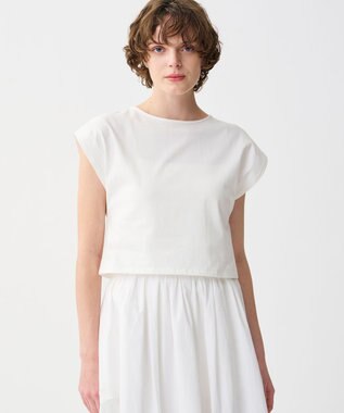 プレーンストレッチ ショートトップス