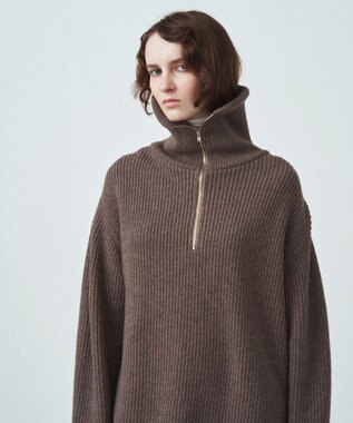 CASHMERE WOOL | ハーフジッププルオーバー / ATON | ファッション通販