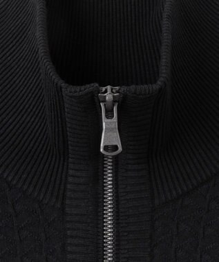 JOSEPH HOMME 【WEB限定】ヴィスコースリンクス　ハーフジップニット ブラック系