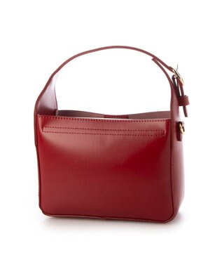 UNBILLION カシュカシュ cachecache / かっちりスクエア2wayバッグ レッド