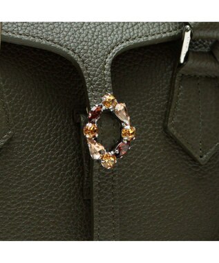 A.D.M.J. モーツァルト/バックルモチーフスクエアトートS フォレスト