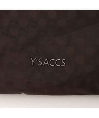 Y'SACCS Polka Dots 口折れ2wayトート Sサイズ チョコ