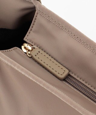 TOCCA TRIM LEATHER NYLONTOTE トートバッグ ベージュ系