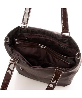 Y'SACCS Polka Dots 口折れ2wayトート Sサイズ チョコ