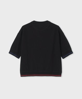 Paul Smith ベーシック クルーネック 半袖カーディガン ブラック