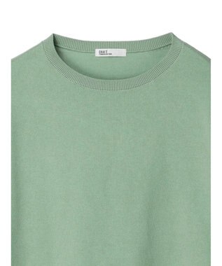 CRAFT STANDARD BOUTIQUE 袖ボリュームニットプルオーバー Green