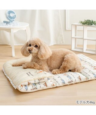 PET PARADISE ディズニー くまのプーさん クール ロールマット 《のんびり柄》 イエロー
