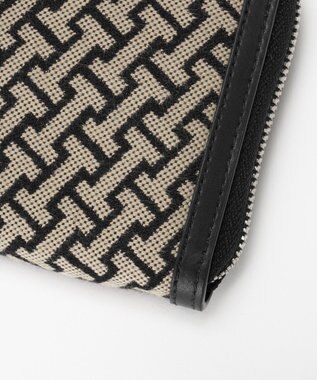IACUCCI モノグランマ ロングウォレット JACQUARD/RUGA ブラック