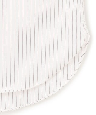 J.PRESS MEN 【KING SIZE】【PREMIUM PLEATS / 形態安定】ペンシルストライプ シャツ / B.D. ワイン系1