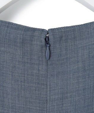 J.PRESS YORK STREET 【WOMEN】ショルダータック ワンピース ダルブルー系