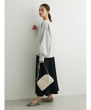 Green Parks キーネックダンボールプルオーバー Light Gray