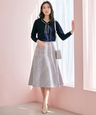 洗える】ライトツイード調 スカート / any SiS | ファッション通販 