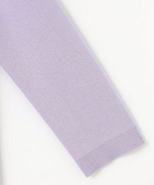 J.PRESS LADIES 【洗える】COTTON ACETATE クルーネック ニット ラベンダー系