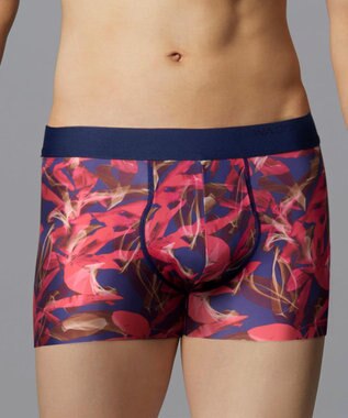 WACOAL MEN WACOAL MEN ボクサーパンツ 【気持ちいいパンツ】 動いてもズレにくい フロントの安定性・快適性 前閉じ 下着 メンズ WT3439 /ワコールメン レッド×コン