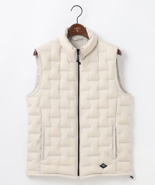 JOSEPH ABBOUD MOUNTAIN 【ストレッチ/軽量/ライナードッキング対応】2WAYストレッチダウン ベスト ライトグレー系
