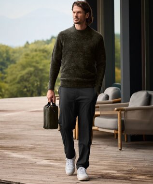 ZERO HALLIBURTON クルーネックニット ZHG-M5A5 85119 カーキ