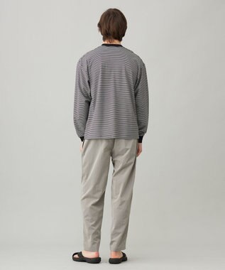 UNFILO MENS 耐久撥水 ライトテーパードパンツ モカ