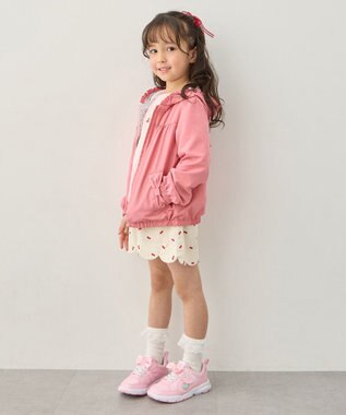 ANY KIDS 【ANY KIDS別注モデル】瞬足 ネコモチーフスニーカー ピンク