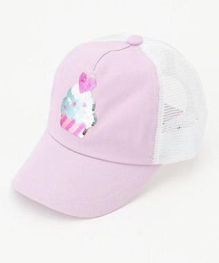 ANY KIDS ミラクルスパンコール メッシュ キャップ ピンク