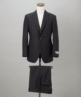 GOTAIRIKU シワになりにくい【御幸毛織/みゆきけおり】DRY SPINNER(ドライスピナー)スーツ_ブラック ブラック系8