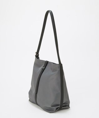 TOPKAPI 【TREASURE TOPKAPI】ナイロン センターベルト 2way ショルダーバッグ　軽量 / 肩掛け ミディアムグレー