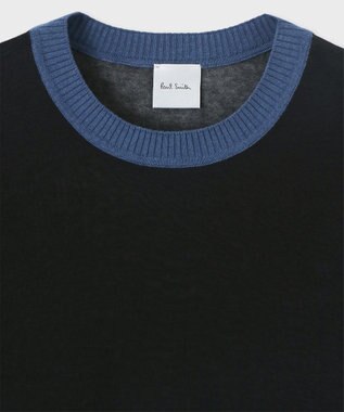 Paul Smith 【洗える】 シアー クルーネックニット ブラック