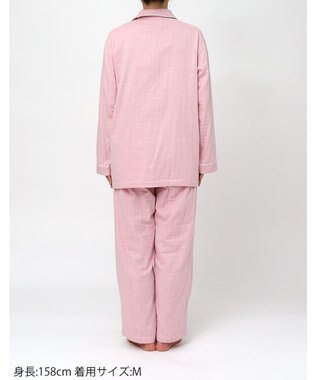 ワコール／睡眠科学 パジャマ 長袖 長ズボン 綿100%(本体) 三重ガーゼ レディース YDX567 睡眠科学／ワコール ピンク