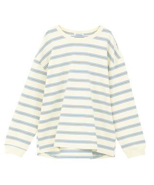 AMERICAN HOLIC アソートボーダーロングTシャツ Ivory