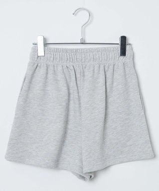 WEGO 【ウエストゴム】スウェットイージーショートパンツ 杢グレー