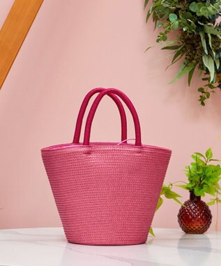 Tiaclasse 【新色追加】テーパードコロールバッグ ピンク