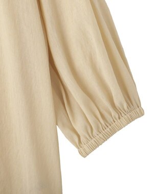 YECCA VECCA ラッフルリボンシアーブラウス Yellow