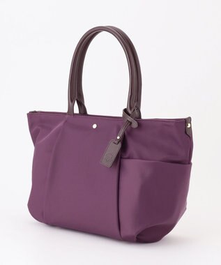 J.PRESS LADIES 【WEB限定カラーあり・A4サイズ収納可】 ナイロン トート バッグ パープル系