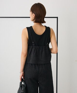 CRAFT STANDARD BOUTIQUE カットジャガードビスチェ Black