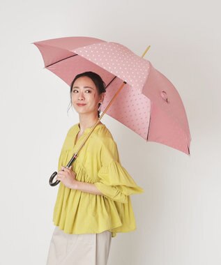 MOONBAT 【日本製】POLO RALPH LAUREN (ポロ ラルフローレン)長傘 ポロポニージャカード ペールピンク