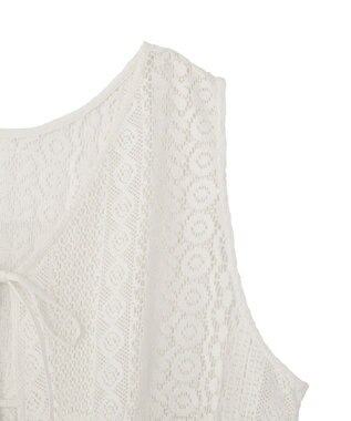 Green Parks レースベスト Ivory