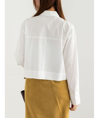 Te chichi フリルクロップトシャツ オフホワイト