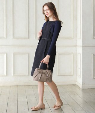 TOCCA 【洗える！】NASTRINO タイトドレス ネイビー系7