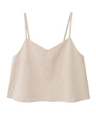 CRAFT STANDARD BOUTIQUE カットジャガードビスチェ Ivory